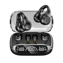 Căști wireless Penkiiy cu conducție osoasă și clips pentru urechi