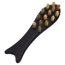 Pieptene de masaj cu puncte declanșatoare pentru păr și scalp
