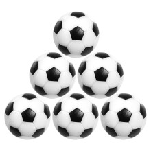 Fodboldkagepynt 32 mm bordfodbolde 6 stk.