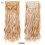 Set de 4 piezas de extensiones de cabello largo rizado para mujer 1