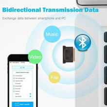 Oiriúntóir USB Bluetooth4.0 do ríomhaire agus ríomhaire glúine