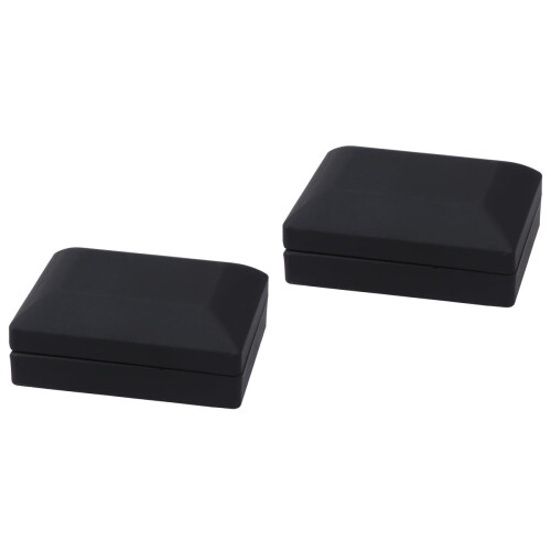 LED-belyst smyckespresentask svart 7x9x3,2cm