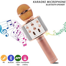 Ασύρματο μικρόφωνο καραόκε Bluetooth Fymall WS858