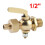 Bronze Messing Hane Håndtag til Benzinhane 1/8" til 3/4" 1