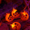 Halloween pumpa ljusslinga orange vattentät 3 meter 6