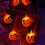 Halloween pumpa ljusslinga orange vattentät 3 meter 5