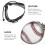 Braccialetti elastici da uomo a tema baseball (2 pezzi) 3