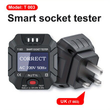 Brit szabványú aljzattesztelő, többfunkciós, 1 db-os csomag