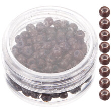 Anillos para extensiones de cabello, accesorios para trenzas, cuentas de silicona