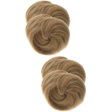 Extensiones de moño postizo Eease para cabello liso (4 unidades)