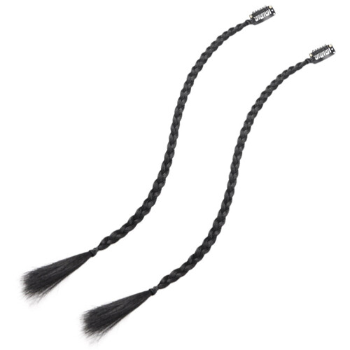 Fermagli per capelli a treccia per parrucche e code di cavallo (2 pezzi)