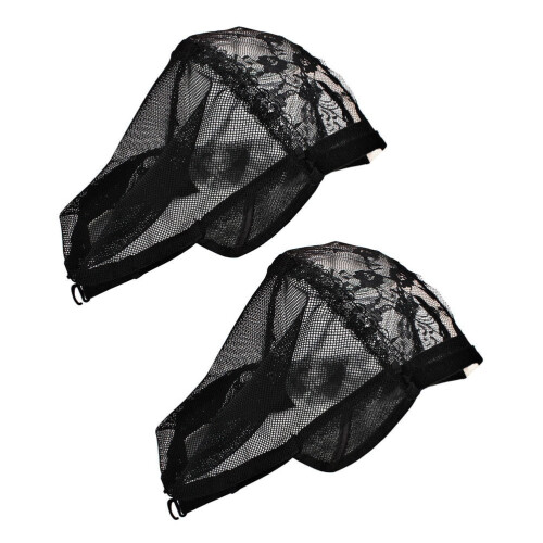 Peruknätmössa Spandex Mesh 2 st