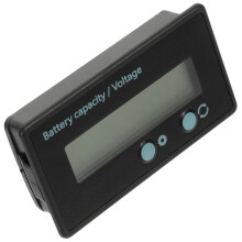 Woltomierz ze wskaźnikiem naładowania baterii LCD 1 zestaw