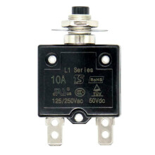 Botão de pressão com proteção térmica DC12-50V AC125-250V