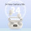 Mini Bluetooth earbuds with noise cancellation and HiFi 7