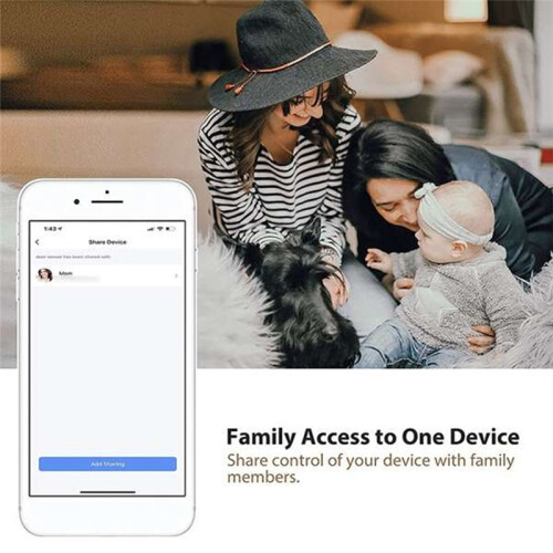 Door Sensor - WiFi Wireless Window Sensor Real- Message Notification Compatible with Alexa  Assistant