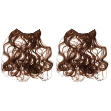 Extensiones de cabello humano ondulado Eease para mujer (2 piezas)