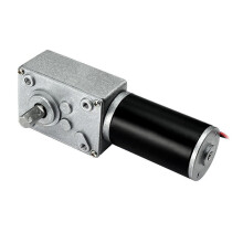 Motore a ingranaggi CC 12V/24V ad alta coppia con riduttore a vite senza fine
