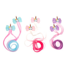 Pinzas para pelucas infantiles de cabello humano rizado (3 pares)
