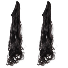 Extensiones de cabello humano ondulado Eease para mujer (2 piezas)