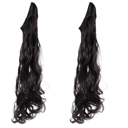 Extensiones de cabello humano ondulado Eease para mujer (2 piezas)