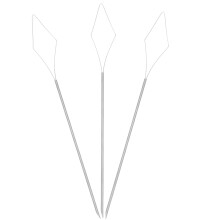 Enhebrador de agujas para extensiones de cabello, gancho para tirar (3 piezas)