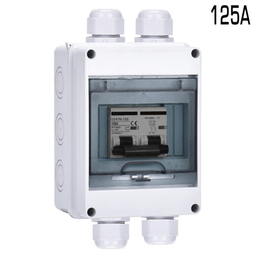 PV-scheidingskast DC1000V isolatieschakelaar 6-125A