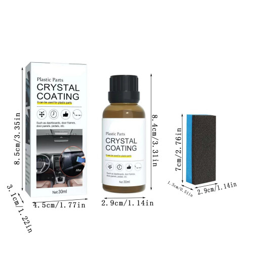 Plastic refurbishing agent for car interior 30ml 2