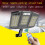 Capino Solar Straatlantaarn Buiten Bewegingssensor Schemering tot 6