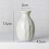 Solid Color Pottery Flower Vase for Home Office Desktop 2