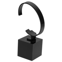 Suporte para exibição de relógios em acrílico preto (1 peça)