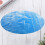 Blue 2.40M Round Pool Cover, Dustproof, Thermal Insulation for Inflatable Pools 5