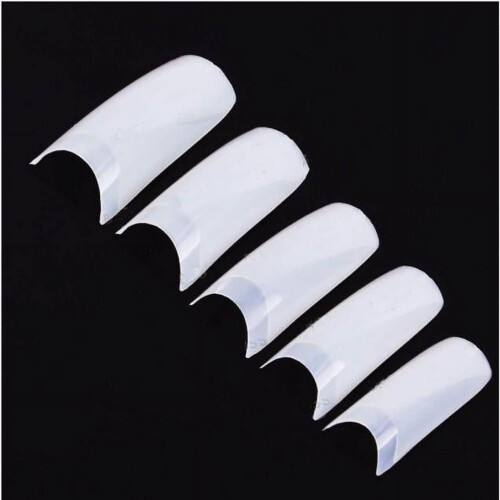 French Acrylic Nail Kit Clear Tips 500 pcs 2