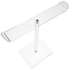 Acryl sieradenhouder voor in de vorm van een haarband met oorbelhouder