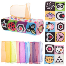 1 boîte à mouchoirs pour enfants, jouet éducatif pour le développement précoce des enfants, jouet à mouchoirs sonores