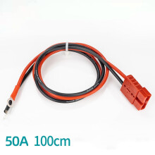 Cabo de carregamento de bateria Mosiee com plugue Anderson para terminal M8, 50A