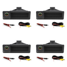 4X Caméra de Recul Étanche AHD 1080P pour Voiture pour E90 E91 E92 E93 M5 E39 E60 E61 Caméra D'Aide au Stationnement