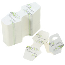 200 Stück Schmuckverpackungs-Displaykarten für Halsketten und Armbänder