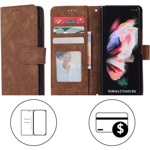 Samsung Galaxy Z Fold4 læderpung med S Pen 1