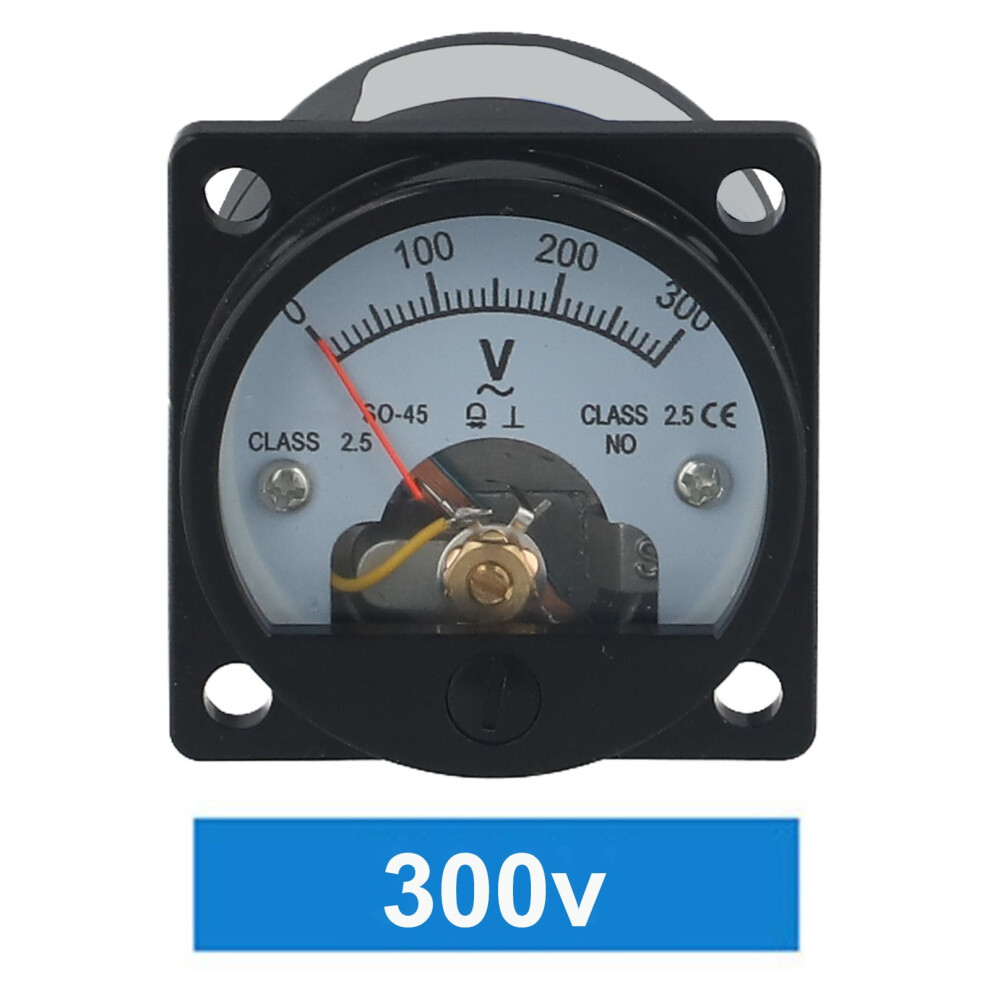 Analog Ac Voltmeter Pointer Panel Meter 45Mm 9107258858795