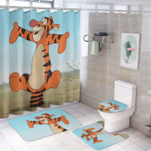 Sprchová súprava Tigger s protišmykovou podložkou, krytom toalety a vaňou
