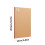 Karymi A5 Kraft Paper Notebook Horizontal Lined 1 Pack 3