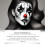 Face Paint Kit Black White Red 5ml with Sponge and Brush 6