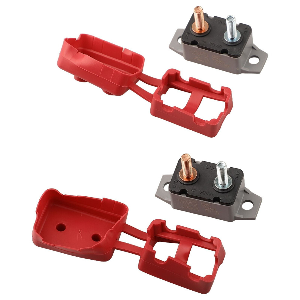 Mosiee Auto Reset Circuit Breaker 12V/24V Pack Of 2 9107258956637