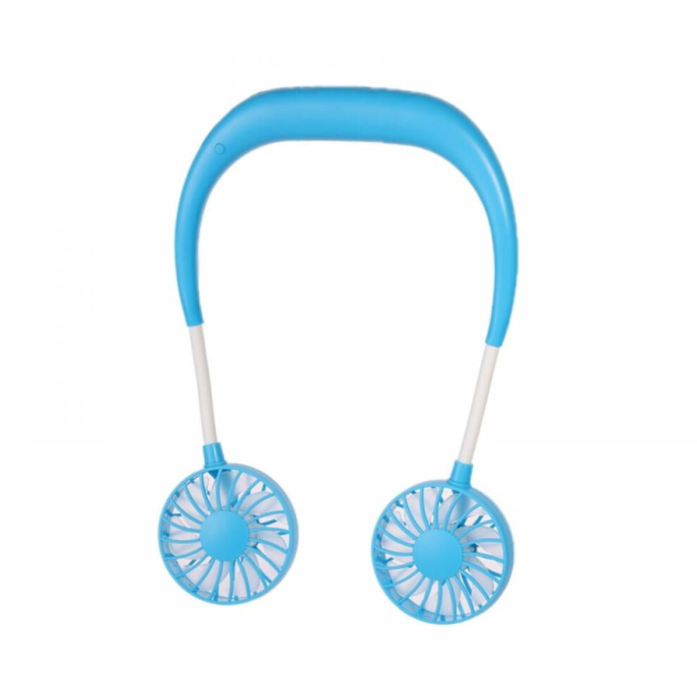 Mini Usb Rechargeable Neckband Fan With 3 Airflow Levels 972700271120