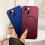 iPhone13Mini cover mat, blødt metallisk vinrødt 5