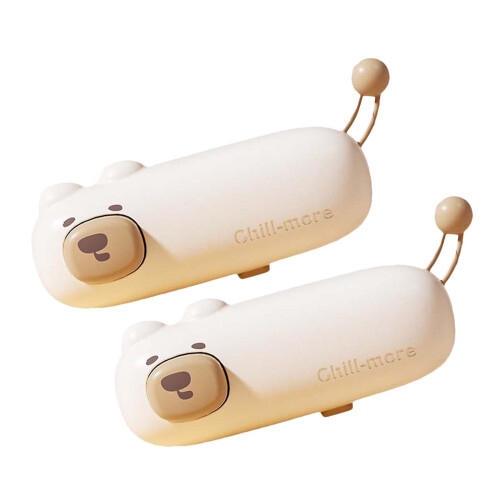 Mini påsförslutare USB-laddningsbar 2 st