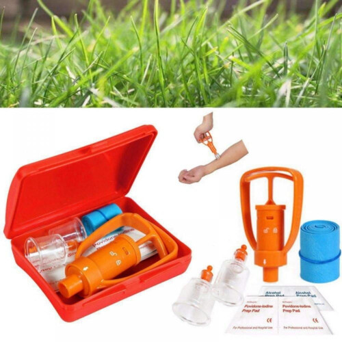 Första hjälpen-kit för orm- och bibett med sugpump 2