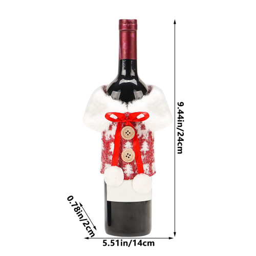 Capino jul mini vinflaskskydd set 6 delar 2