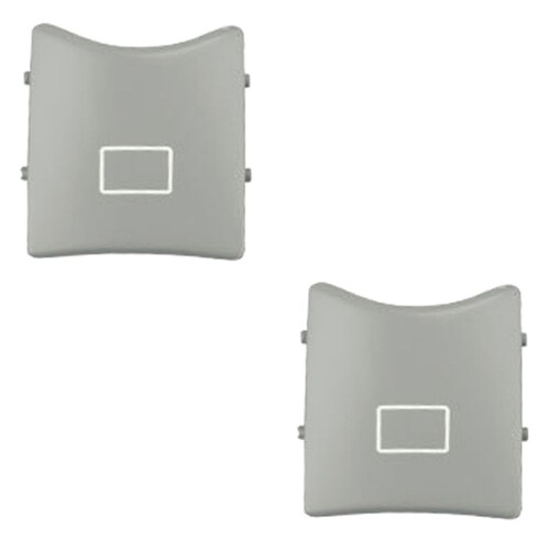 2X for   W164 W251 ML Class R Class Sunroof Window ABS Button Roof Light Control Panel  Gray